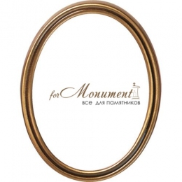 Рамка овальная бронза 19377 Caggiati