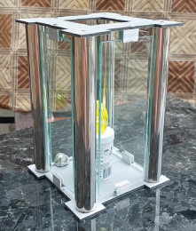 Корпус прямоугольный скругление для лампади нержавеющая сталь 20,5см